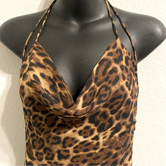 Fashion Nova Other - Fashion Nova NWT Maxi dress/ cover up, see through leopard print, size XS, beach